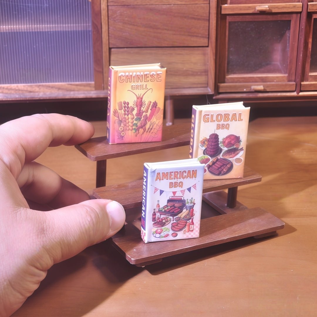 1:6 Miniature Barbecue Storybook Set - Chupeter LLC