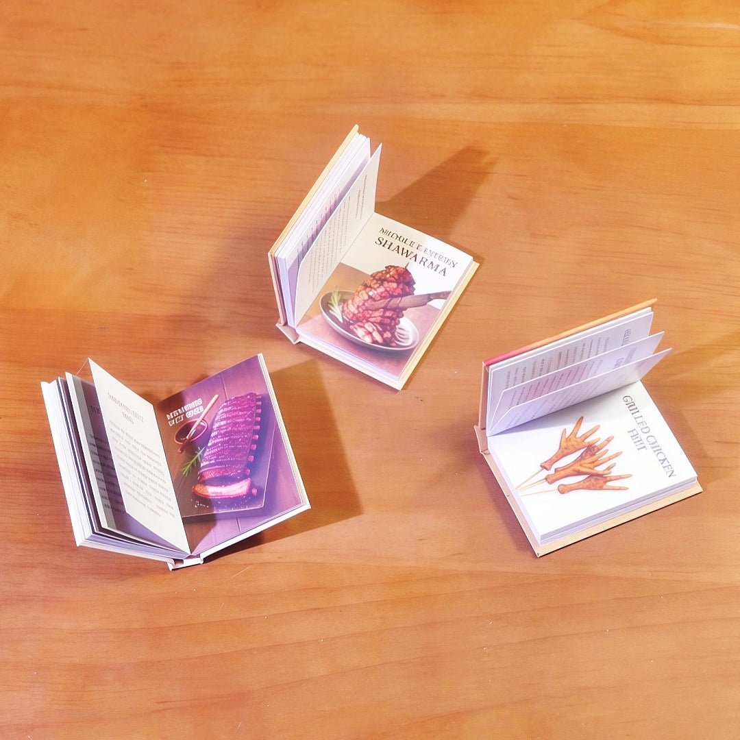 1:6 Miniature Barbecue Storybook Set - Chupeter LLC