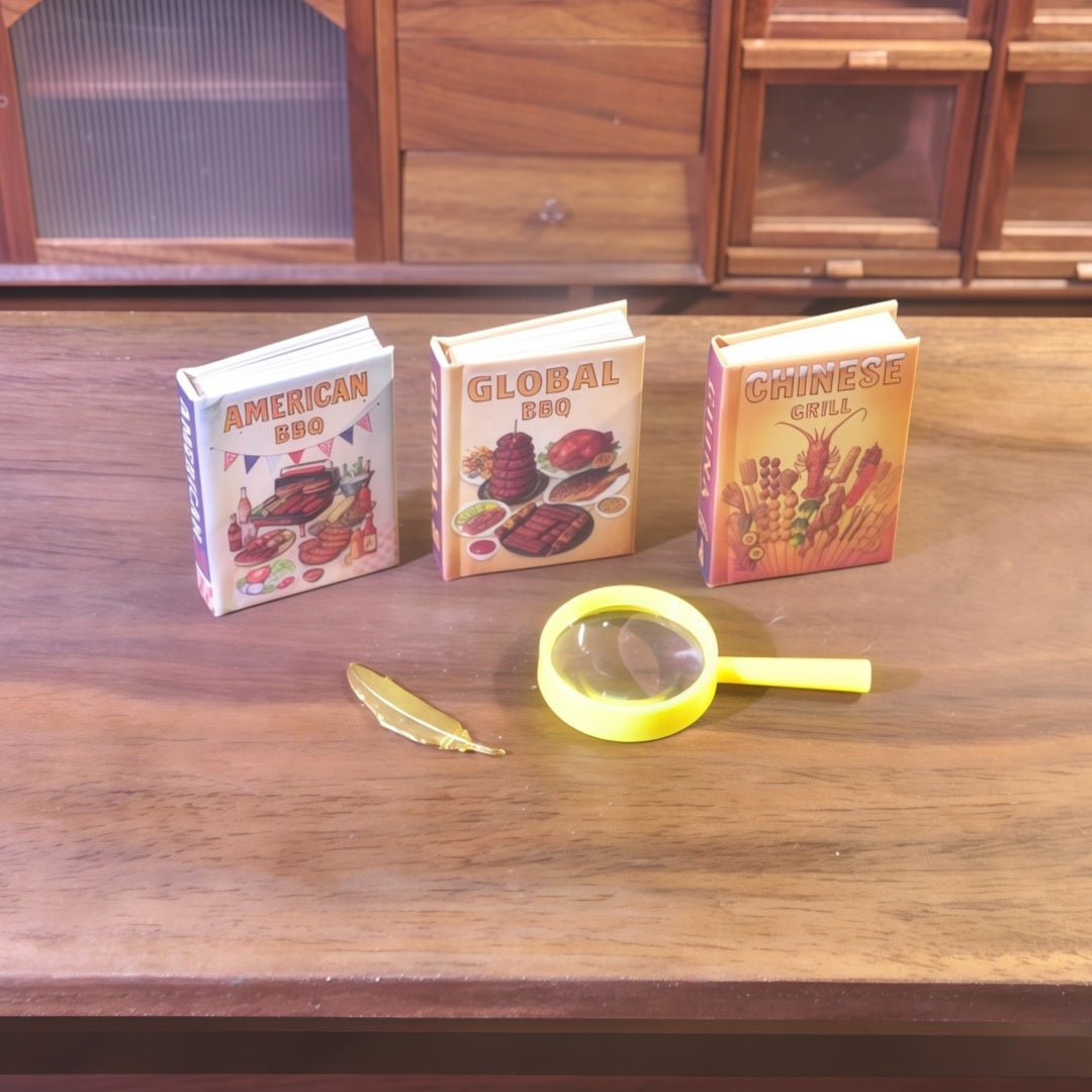 1:6 Miniature Barbecue Storybook Set - Chupeter LLC