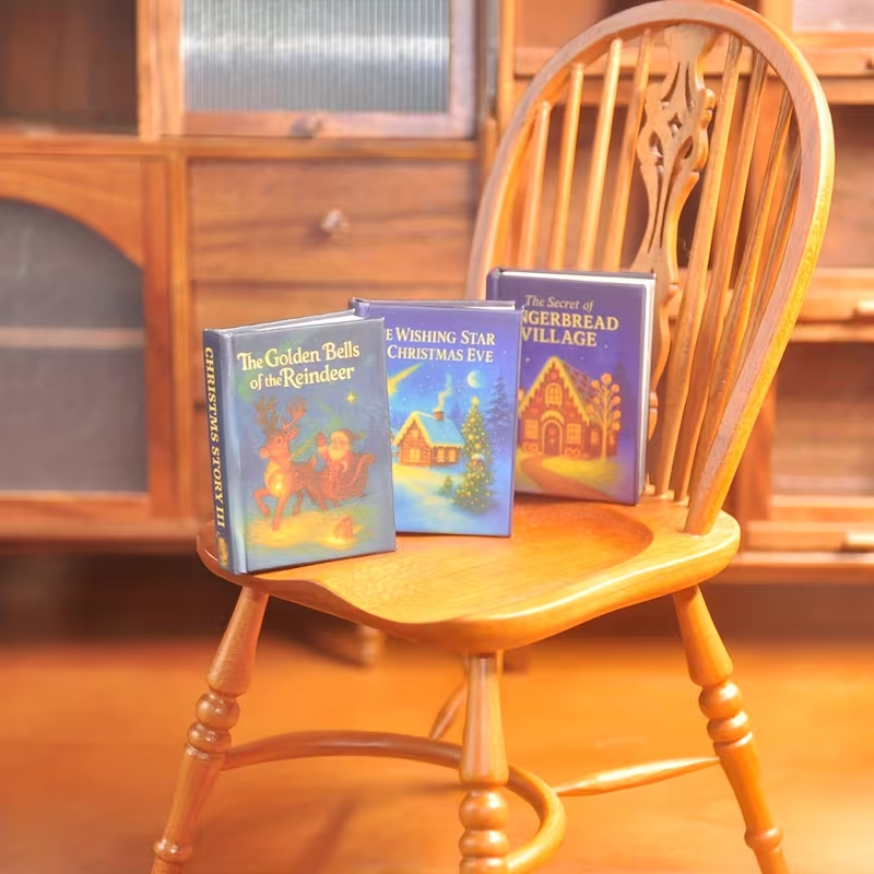 1:6 Miniature Christmas Storybook Set - Chupeter LLC