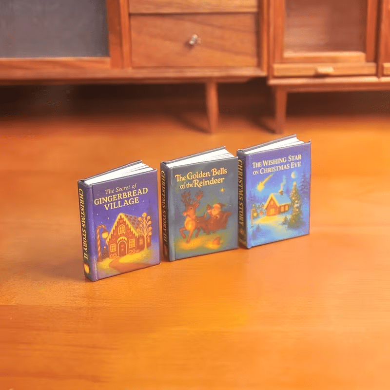 1:6 Miniature Christmas Storybook Set - Chupeter LLC