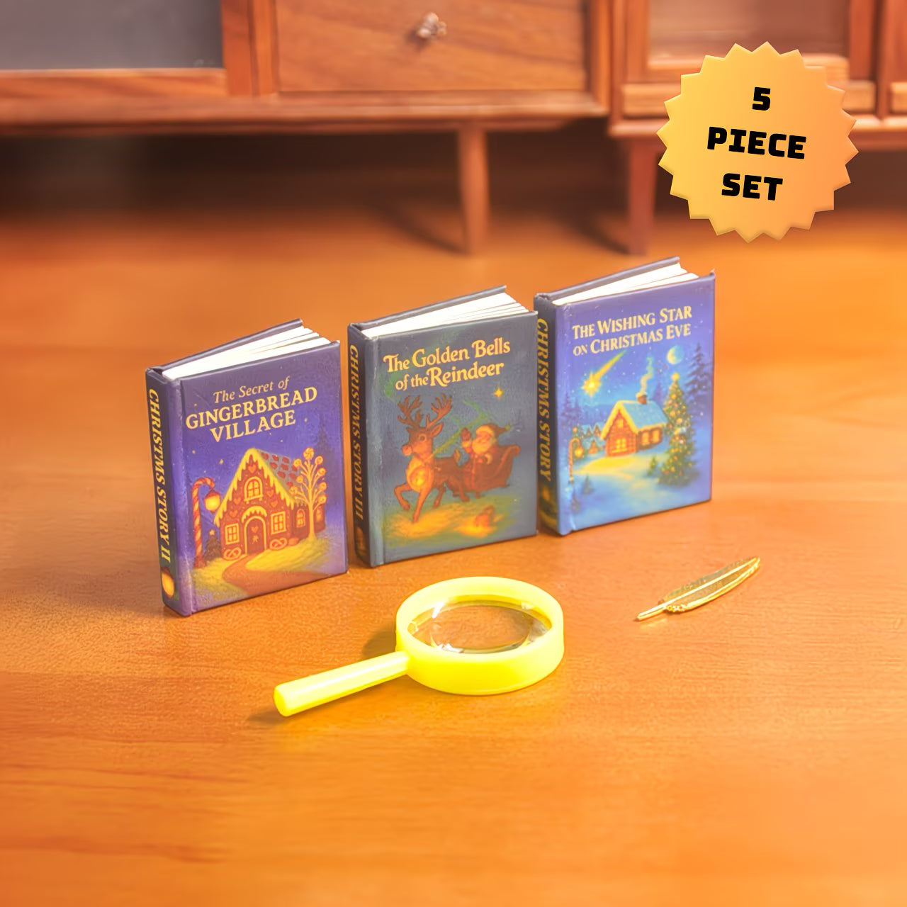 1:6 Miniature Christmas Storybook Set
