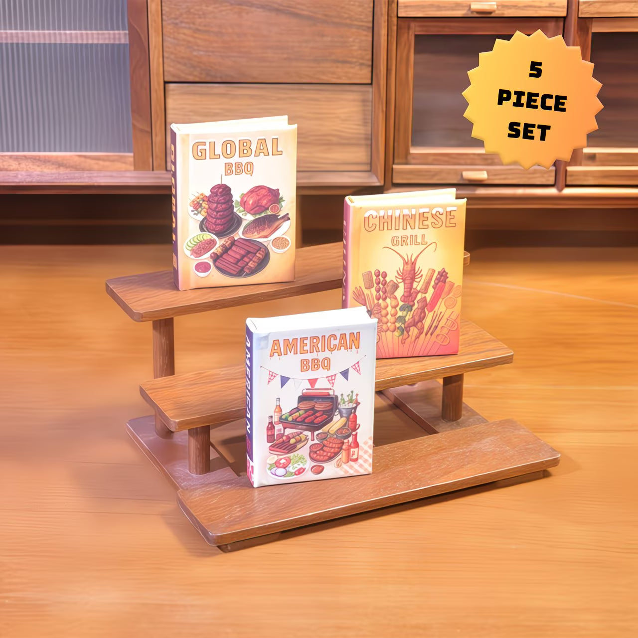 1:6 Miniature Barbecue Storybook Set