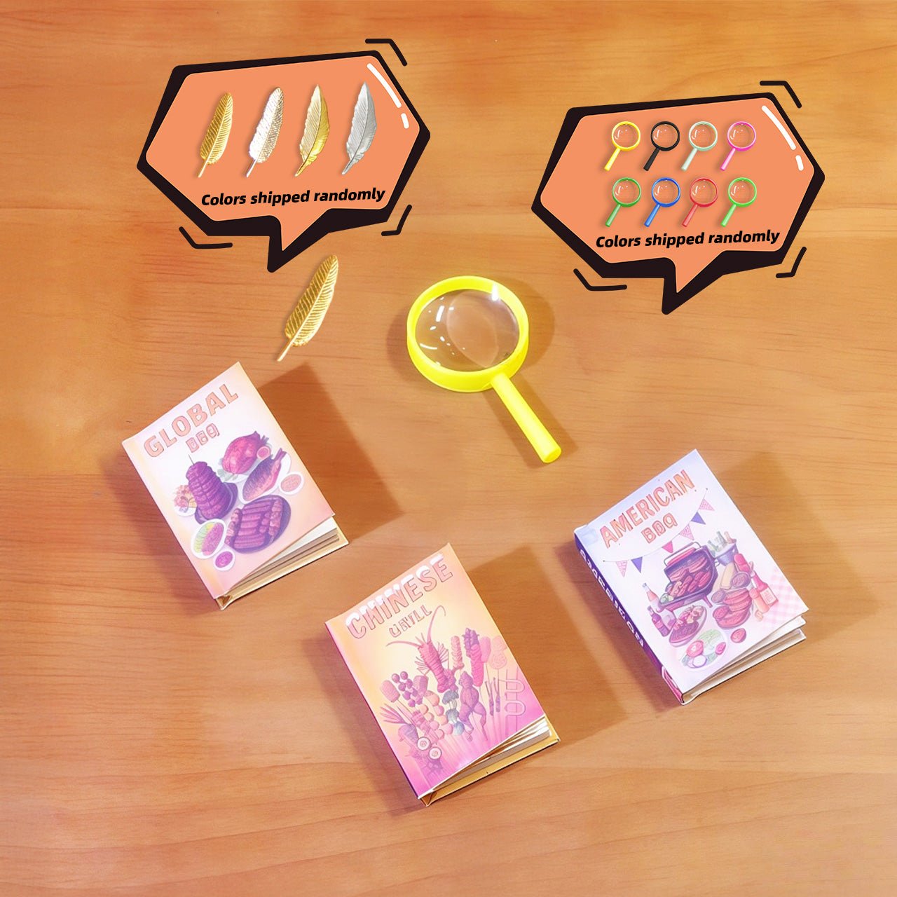 4 Combo Set| 1:6 Miniature Storybook Set - Chupeter LLC