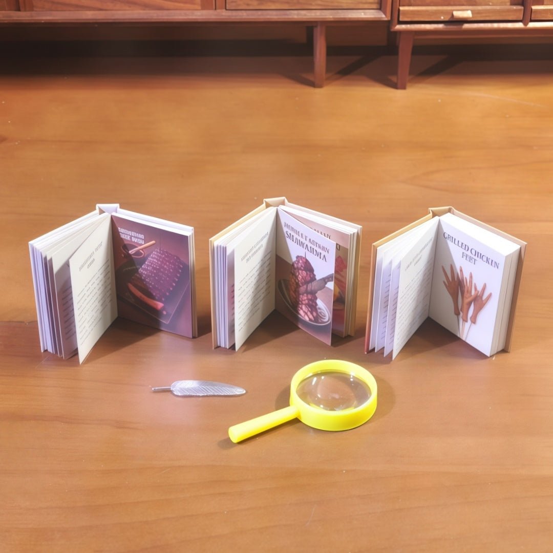 1:6 Miniature Barbecue Storybook Set - Chupeter LLC
