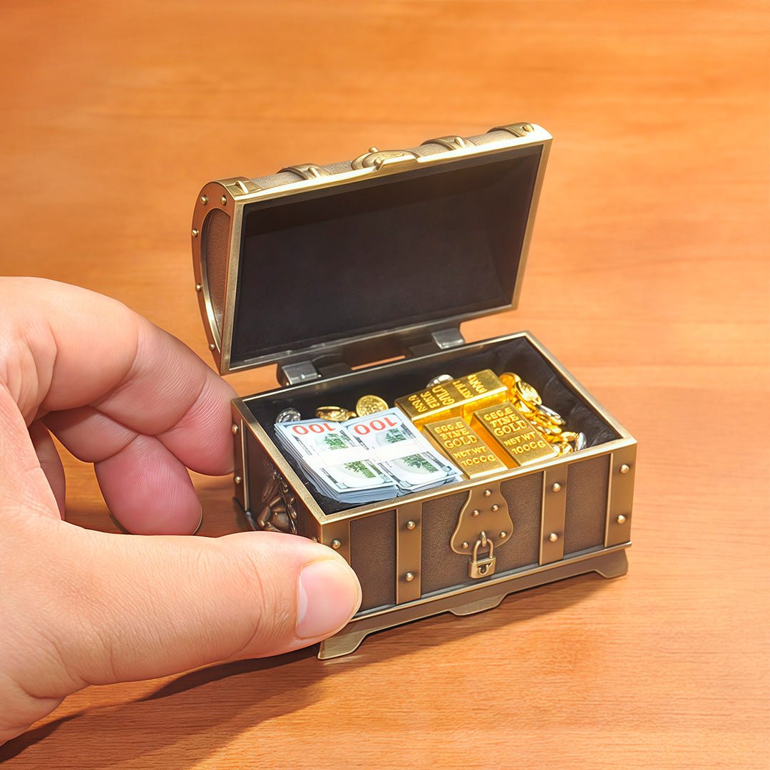 1:6 Miniature Treasure Chest Model 66Pcs Set - Chupeter LLC
