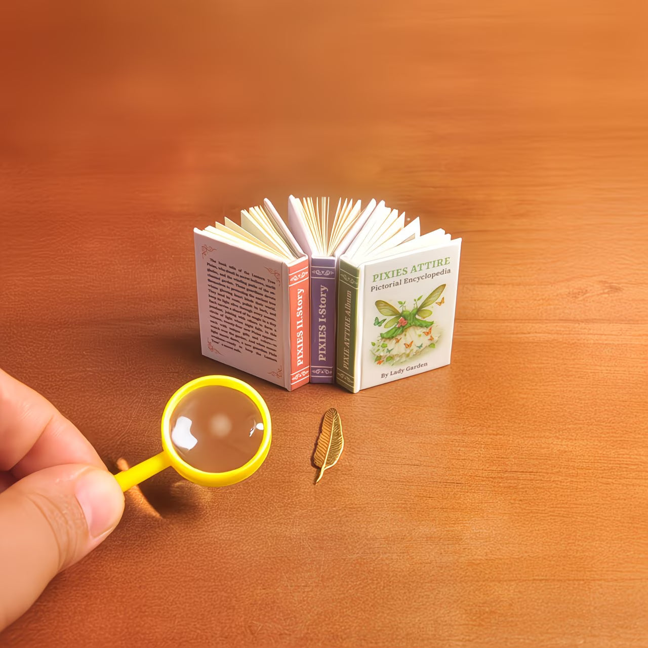 1:6 Miniature Flower Fairy Storybook Set
