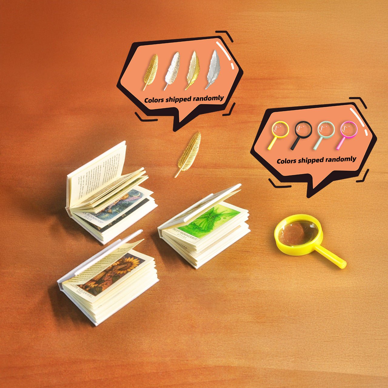 4 Combo Set｜ 1:6 Miniature Storybook Set - Chupeter LLC