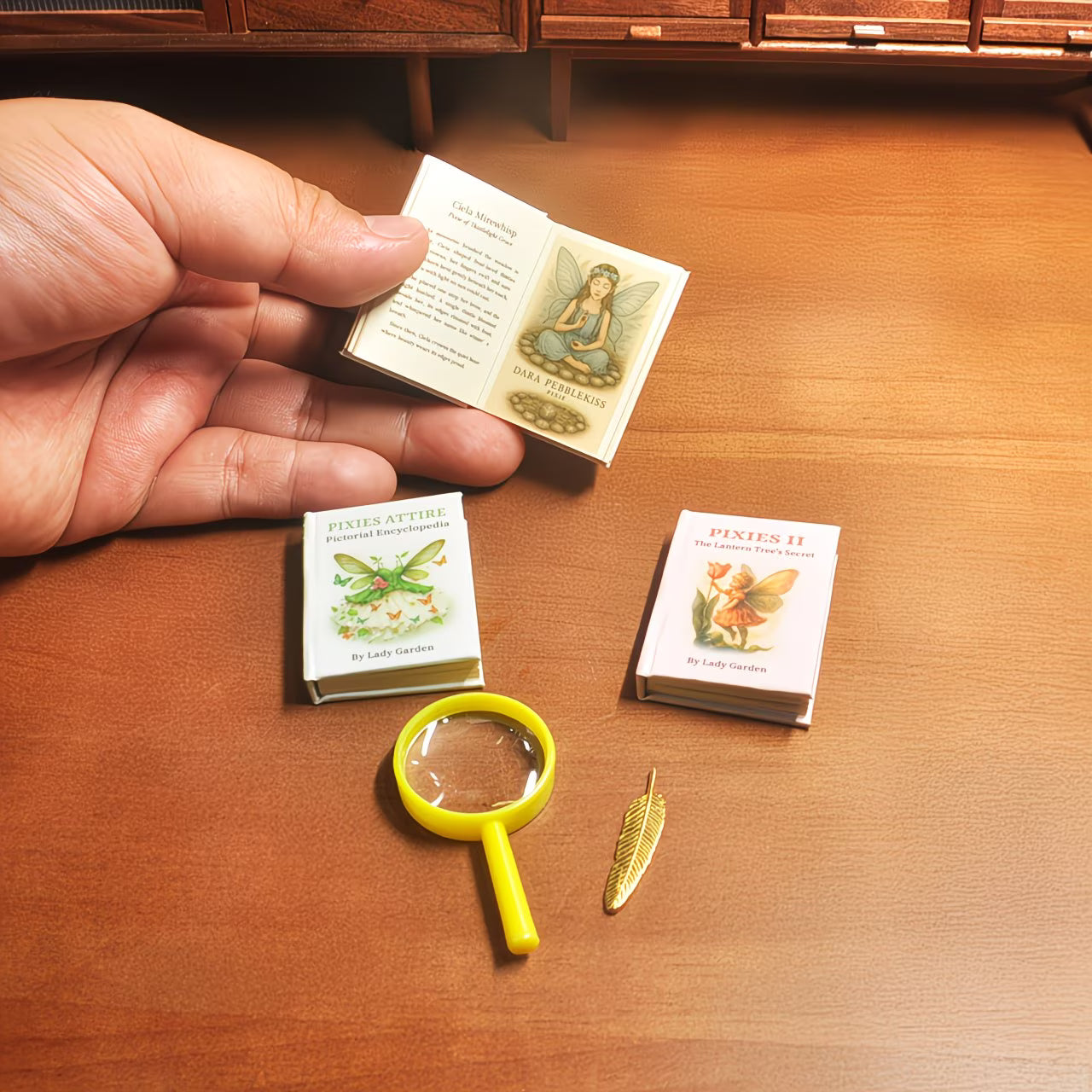 1:6 Miniature Flower Fairy Storybook Set