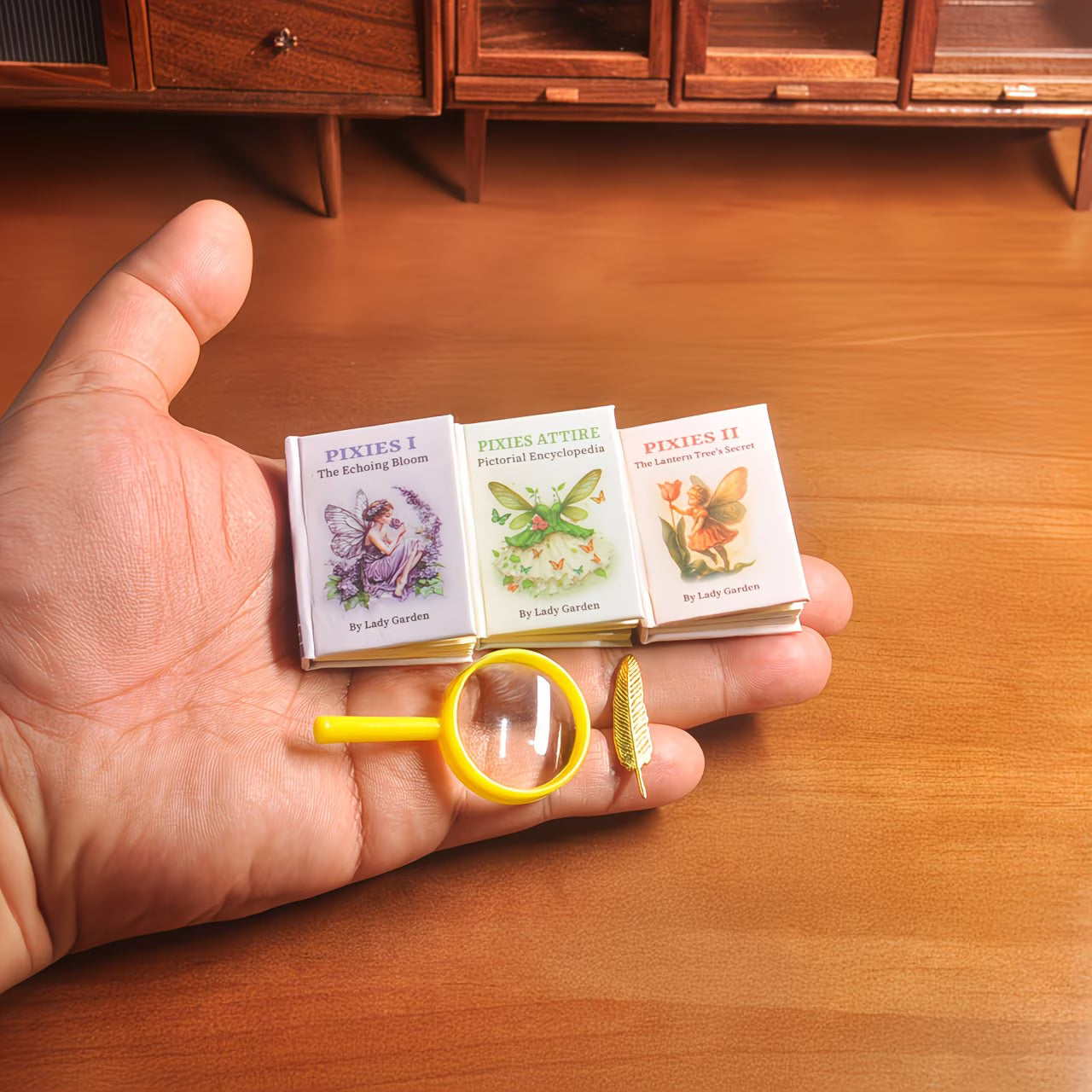 1:6 Miniature Flower Fairy Storybook Set